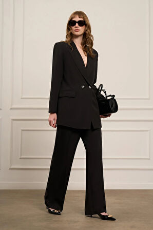 FTZ Women Kadın Blazer Takım  Siyah 31065