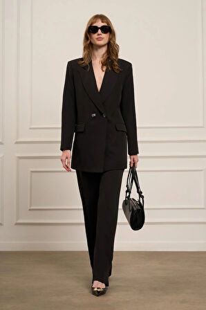 FTZ Women Kadın Blazer Takım  Siyah 31065