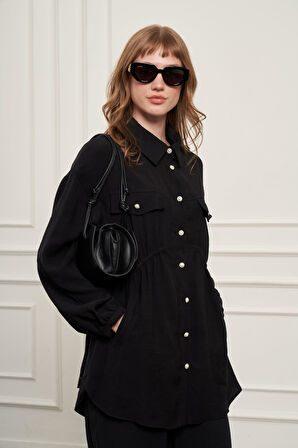 FTZ Women Kadın Pantolonlu Takım  Siyah 31078