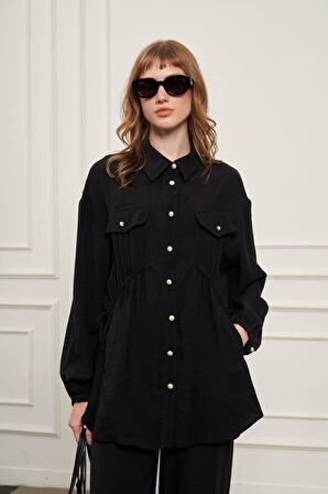 FTZ Women Kadın Pantolonlu Takım  Siyah 31078