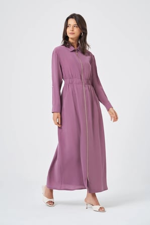 FTZ Women Kadın Modal Elbise  Gül 31033