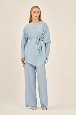 FTZ Women Kadın Melanj Takım  Mavi 31107