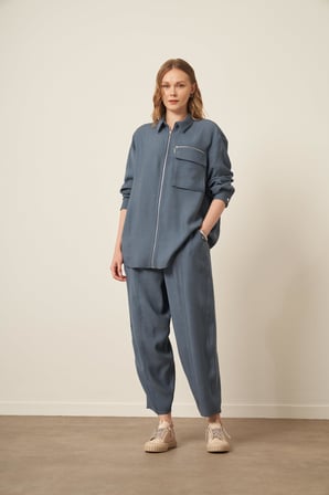 FTZ Women Kadın Modal Takım  İndigo 31036