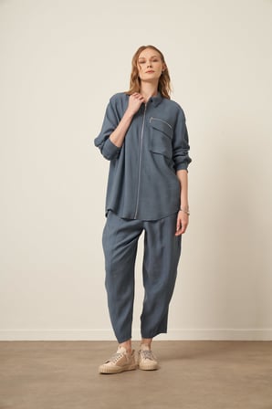 FTZ Women Kadın Modal Takım  İndigo 31036