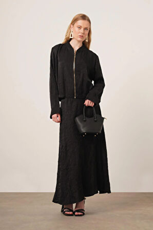 FTZ Women kadın Kraş Etekli Takım  Siyah 31171