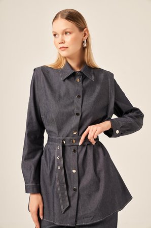 FTZ Women Kadın Kot takım  Lacivert 31184