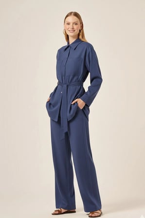FTZ Women Kadın İkili Takım  İndigo 31159