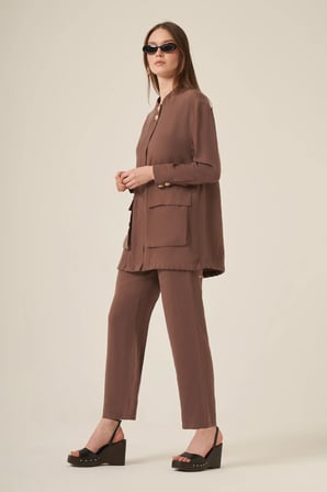 FTZ Women Kadın Begonya Takım  Kahve 31090