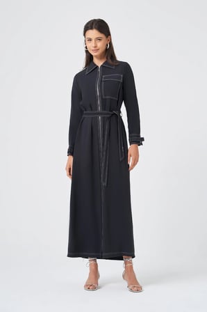 FTZ Women Kadın Erta Elbise  Siyah 31347