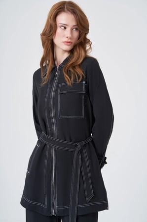 FTZ Women Kadın Erta Pantolonlu Takım  Siyah 31346
