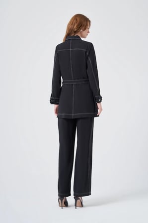 FTZ Women Kadın Erta Pantolonlu Takım  Siyah 31346