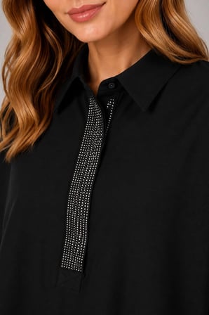FTZ Women Kadın Keten Takım  Siyah 31398