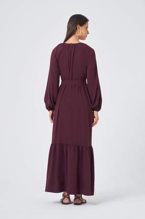 FTZ Women Kadın Capella Elbise  Mürdüm 31388