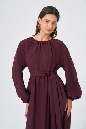 FTZ Women Kadın Capella Elbise  Mürdüm 31388