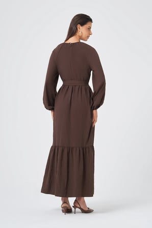 FTZ Women Kadın Capella Elbise  Kahve 31388