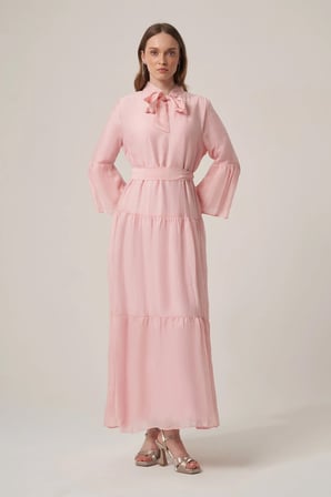 FTZ Women Kadın Helena Elbise  Pembe 31408