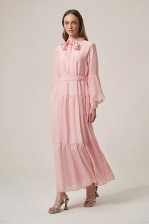 FTZ Women Kadın Helena Elbise  Pembe 31408
