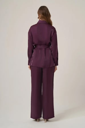 FTZ Women Kadın Glitery Takım  Mürdüm 31386