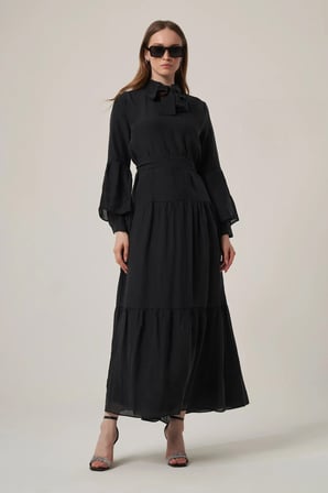 FTZ Women Kadın Helena Elbise  Siyah 31408