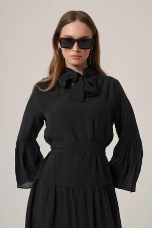 FTZ Women Kadın Helena Elbise  Siyah 31408