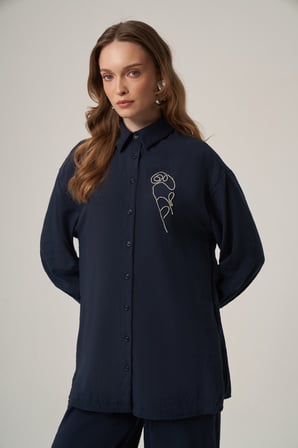 FTZ Women Kadın Kapella Pantolonlu Takım  Lacivert 31389