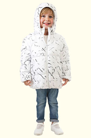 Erkek Çocuk Çıkabilir Kapüşonlu Su Ve Rüzgar Geçirmez Kışlık Şişme Mont & Kaban & Parka