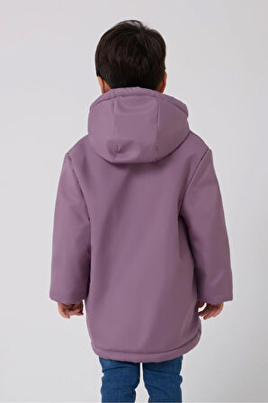 Erkek Çocuk Kürklü Su Ve Rüzgar Geçirmez Kapüşonlu 3 Kışlık Mont & Kaban & Parka