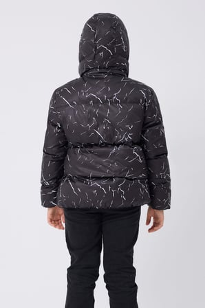 Spor Erkek Spor Çocuk Beyaz Çıkabilir Kapüşonlu Su ve Rüzgar Geçirmez Cepli   Mont & Kaban & Parka