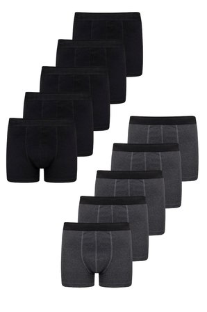 Erkek 10’lu Pamuklu Slim Fit Boxer Seti – Geniş Beden Aralığı