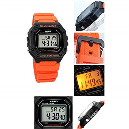 Casio W-218H-4B2VDF Erkek Kol Saati