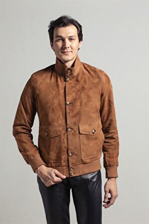 Camel Knox Erkek Süet Mont