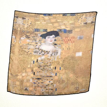 Gustav Klimt Adele Bloch Bauer Desenli Bandana