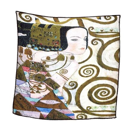 Gustav Klimt Expactation Desenli Bandana