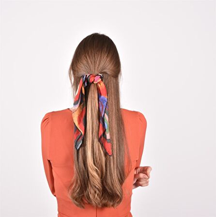Kandisky Squares With Circles Desenli Bandana