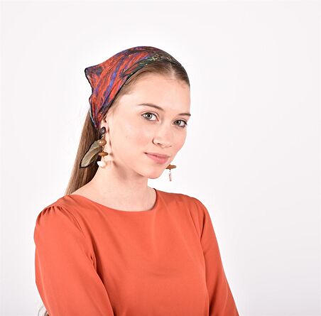 Van Gogh Olive Tree Desenli Bandana