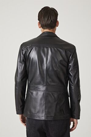 Logan Siyah Erkek Deri Kaban