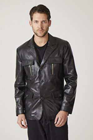 Logan Siyah Erkek Deri Kaban