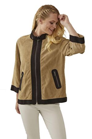 Margaret Kahve Kadın Süet Ceket