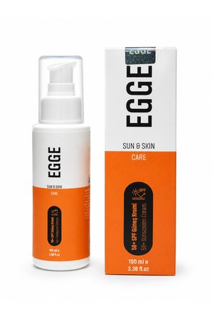 EGGE Yoğun Korumalı Tüm Ciltler için Sun Skin Care SPF 50+ Yüz ve Vücut Güneş Kremi 100 ml