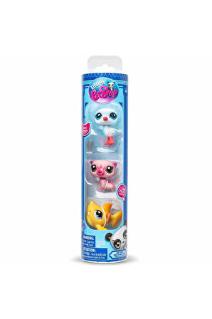 Littlest Pet Shop Minişler 3'lü Figür Seti S1 S00005516 Su Samuru Martı Köpekbalığı