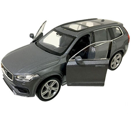 Oyuncak Metal Model Araba 1/36 Çek Bırak Siyah Füme Volvo XC90