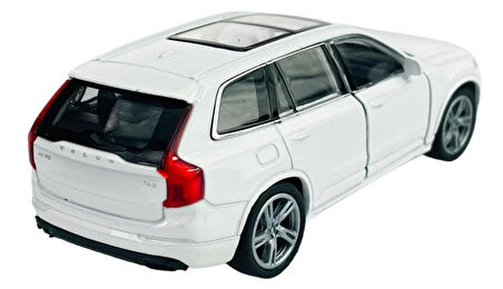 Oyuncak Metal Model Araba 1/36 Çek Bırak Beyaz Volvo XC90