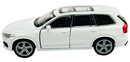 Oyuncak Metal Model Araba 1/36 Çek Bırak Beyaz Volvo XC90