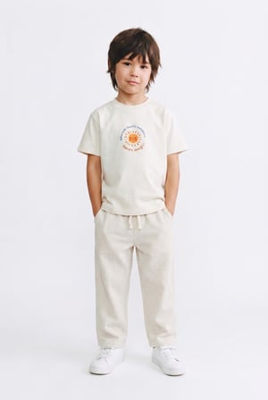 Keten Pantolon Penye Tshirt