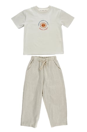 Keten Pantolon Penye Tshirt