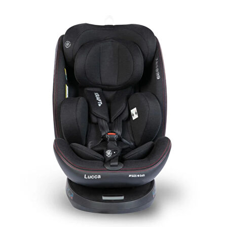 Kraft Lucca i-size (40-150 cm) 0-36 Kg Oto Koltuğu Siyah