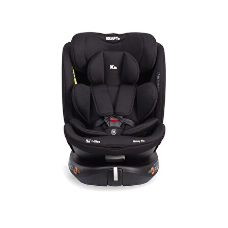 Grovy Fix i-Size 40-150 cm (0-36 kg) Oto Koltuğu Siyah