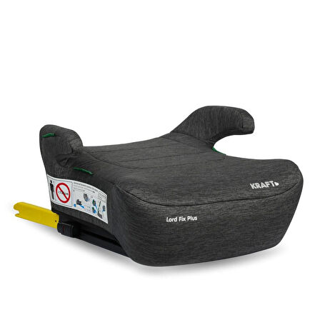Lord Fix Plus i-size Booster 125-150 cm (15-36 Kg) Yükseltici Oto Koltuğu Gri