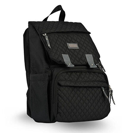 Arya Anne Bebek Bakım Sırt Çantası Siyah