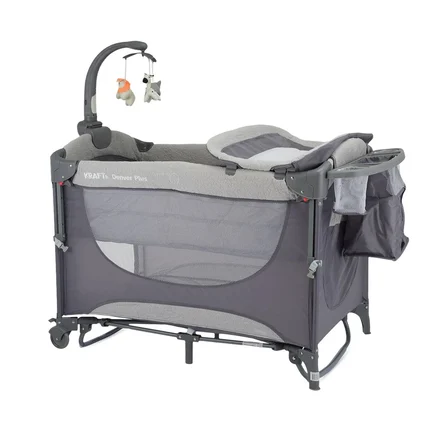 Kraft Denver Plus Anne Yanı Oyun Parkı 63x105 cm Açık Gri